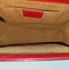 [Pre-Owned] Padlock Metal Lock Logo Chain Canvas Leather Bag - Very Good #W57O7B