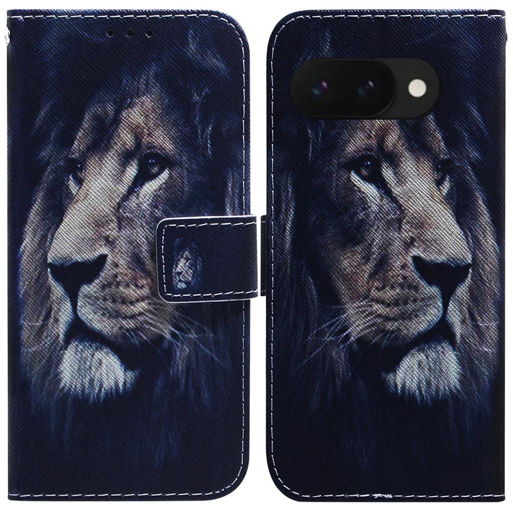 For Google Pixel 9a Wallet Case Pattern Print Leather Phone Cover