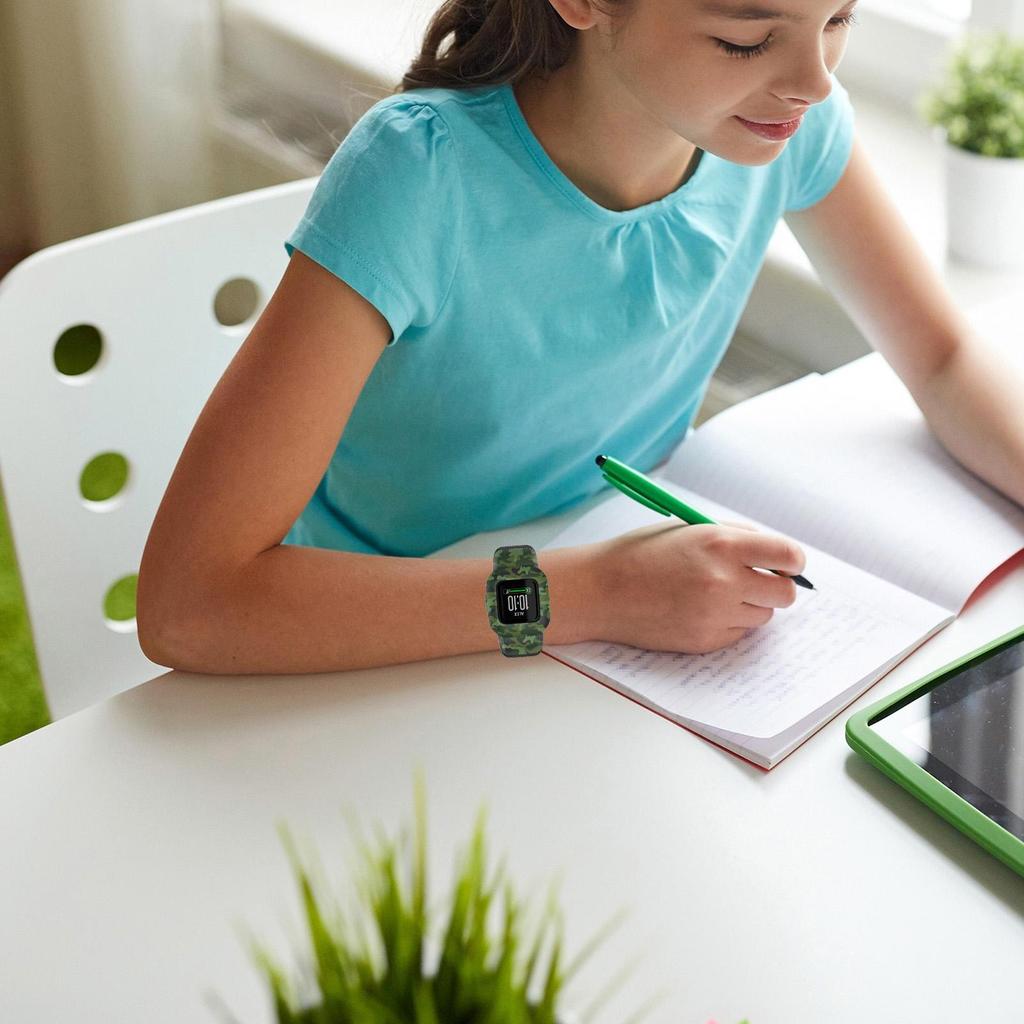 Детский ремешок для часов, ремешок без пряжки, совместимый с Garmin Fit JR3 vivofit jr.3