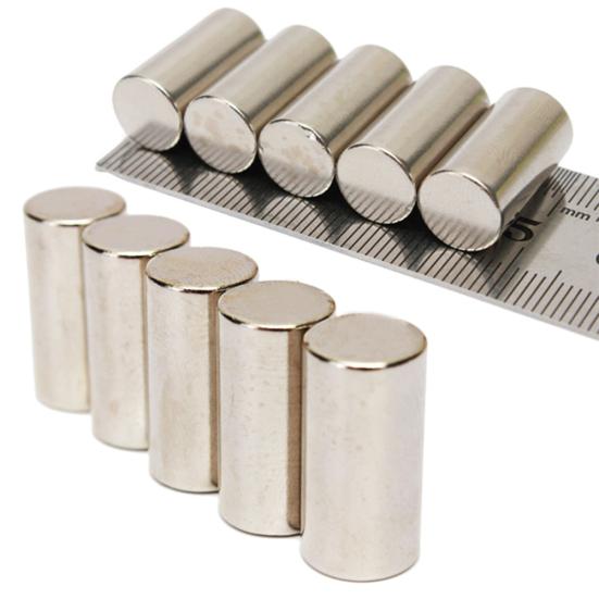 5шт 10x20 мм N50 супер сильные круглые блоки цилиндров редкоземельные неодимовые магниты