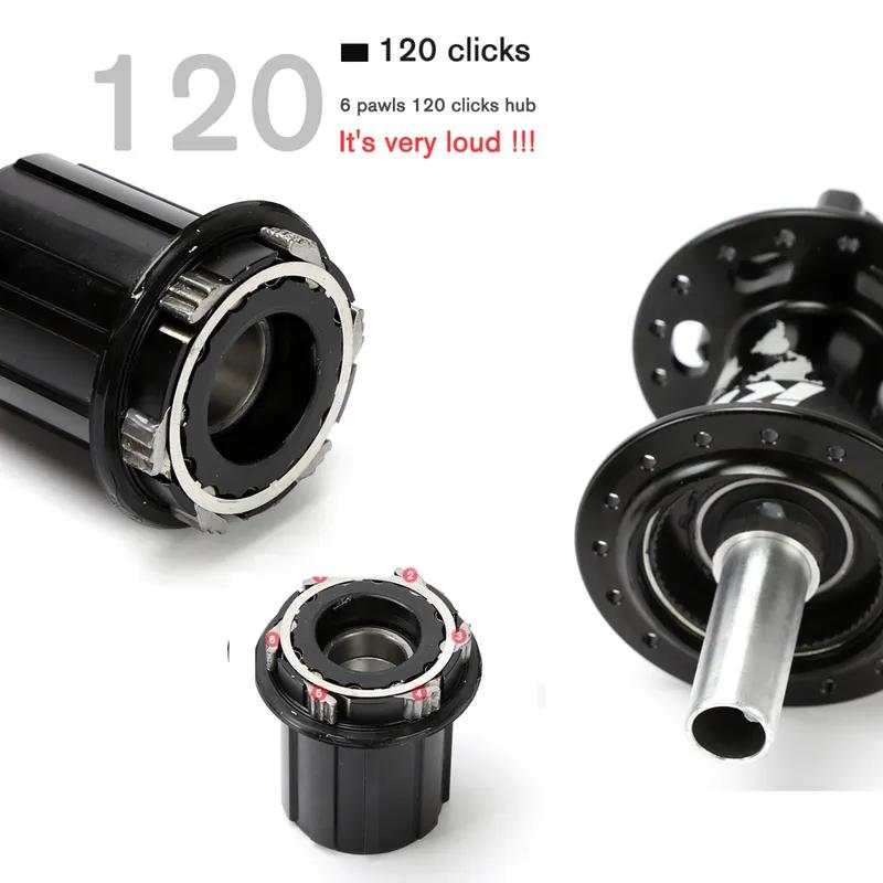 TANKE 120 Щелчков Втулка 6 Подшипников MTB Горный Велосипед Втулка Передняя Задняя 28 32 36 Отверстий QR Сквозная Ось Сменная Дисковый Тормоз Велосипедные Втулки HG