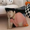 Чехол для подушки JJi Chang wook Чехол для декоративной подушки Скрытая пуговица Прочный полиэстер Подушка на стул