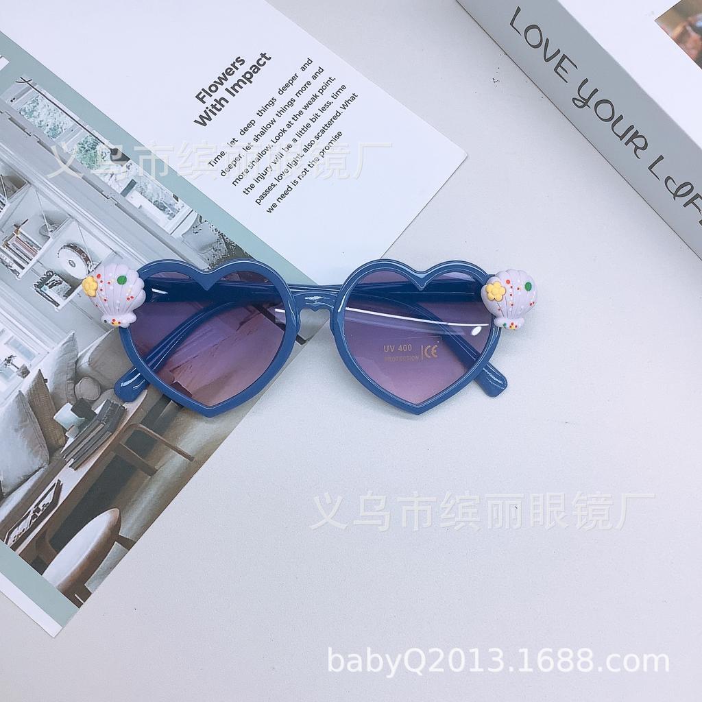 Детские модные универсальные очки своими руками, солнцезащитные очки с защитой от ультрафиолета, для мальчиков и девочек, с рисунком морских солнцезащитных очков