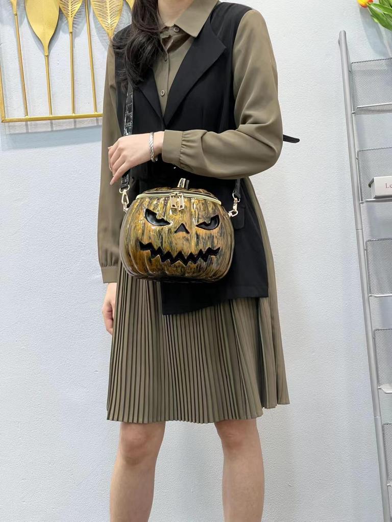 2024 Halloween Ghost Pumpkin Party Shoulder Bag