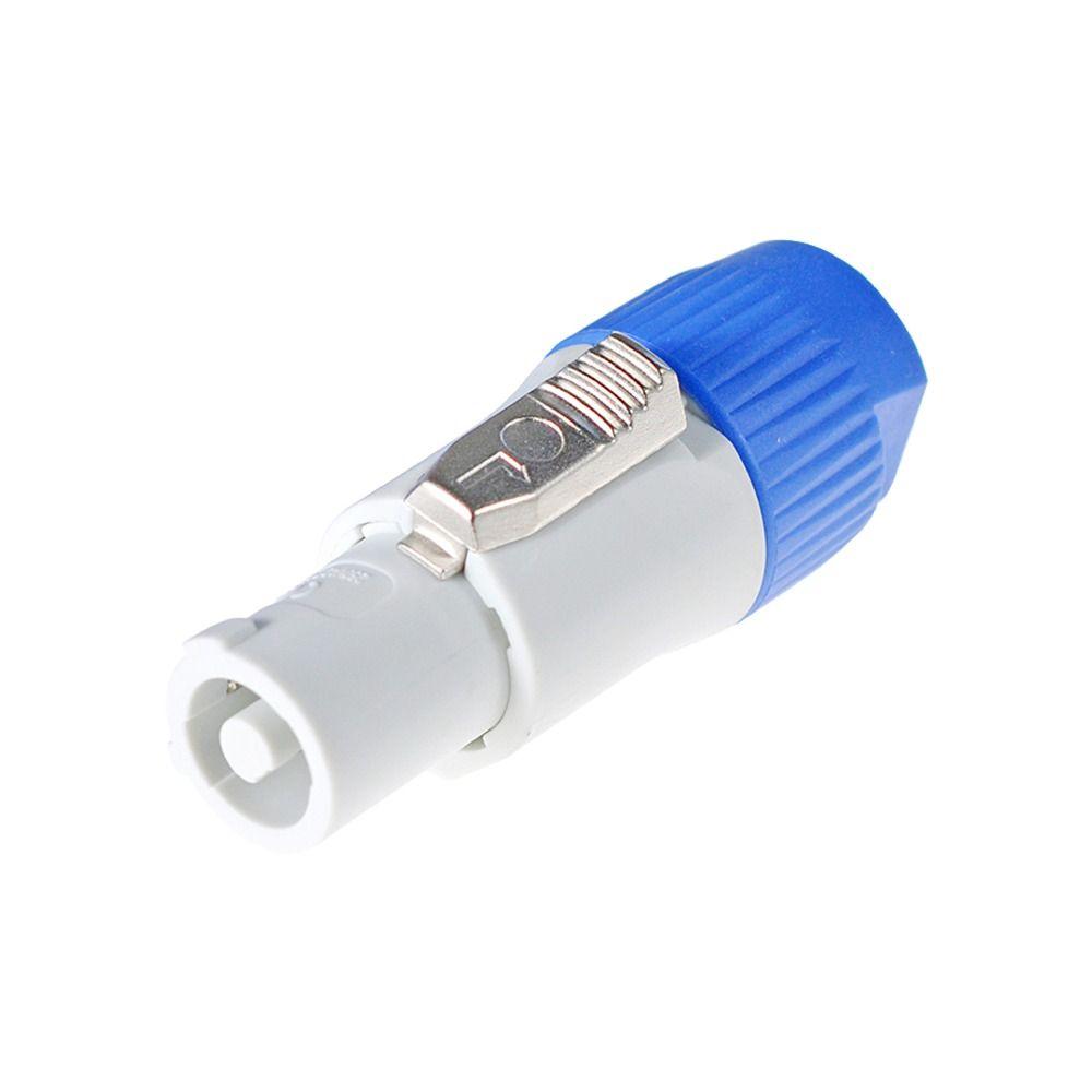 10 Pc/bag Durable Powercon Connector Male Plug Blue/White 3 Pin Speaker Plug  Beam Lamp