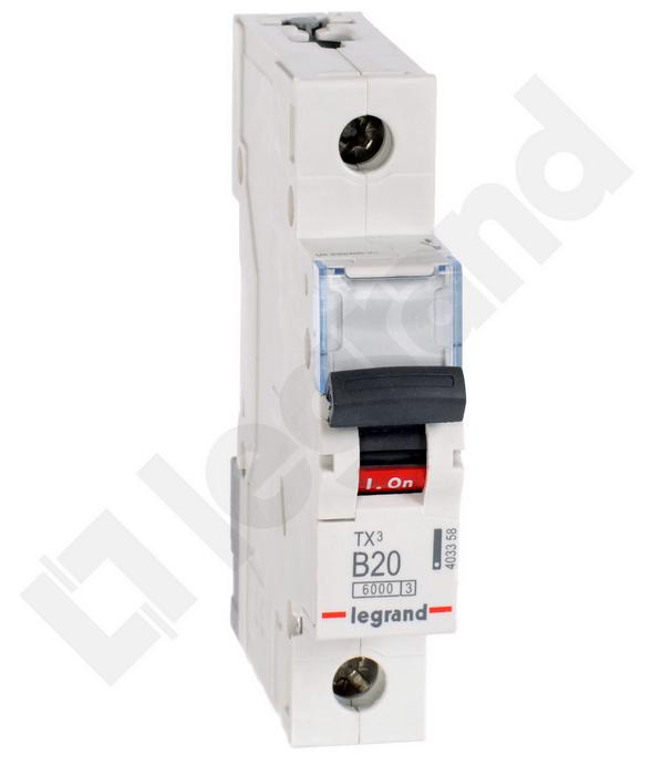 Circuit breaker 1P B 20A 6kA AC S301 TX3 403358