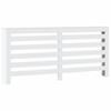 White Radiator Cover 175 x 20 x 82 cm Wood Based Material
