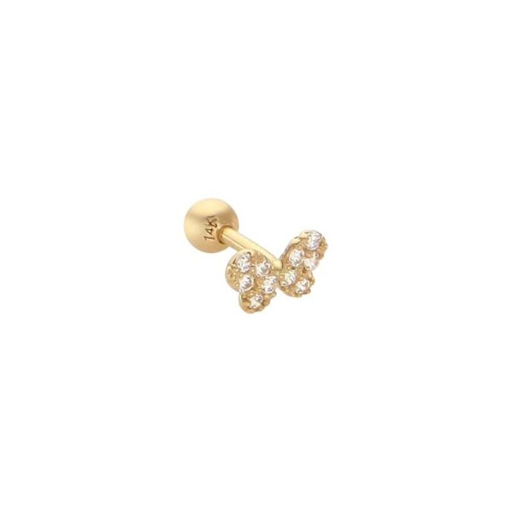 LLOYD Spring Butterfly Cubic 14k Piercing LPFE2029G