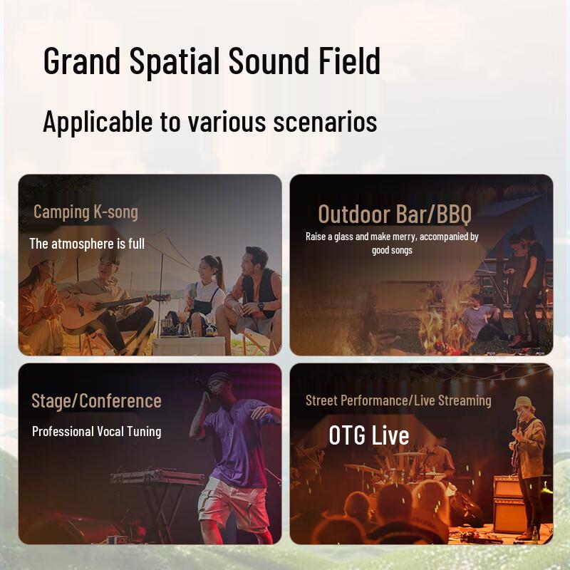 Портативная уличная KTV и караоке звуковая система SANSUI