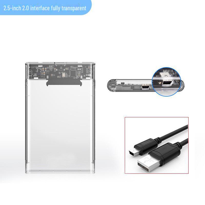 Корпус для внешнего жесткого диска SATA 2,5" для SSD и HDD