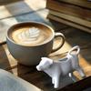 Ceramic Creamer Pitcher Cow Shape Milk Jug for Coffee Tea Hot Chocolate Cute Animal Design Easy To Clean Kitchen Dining Table Accessory