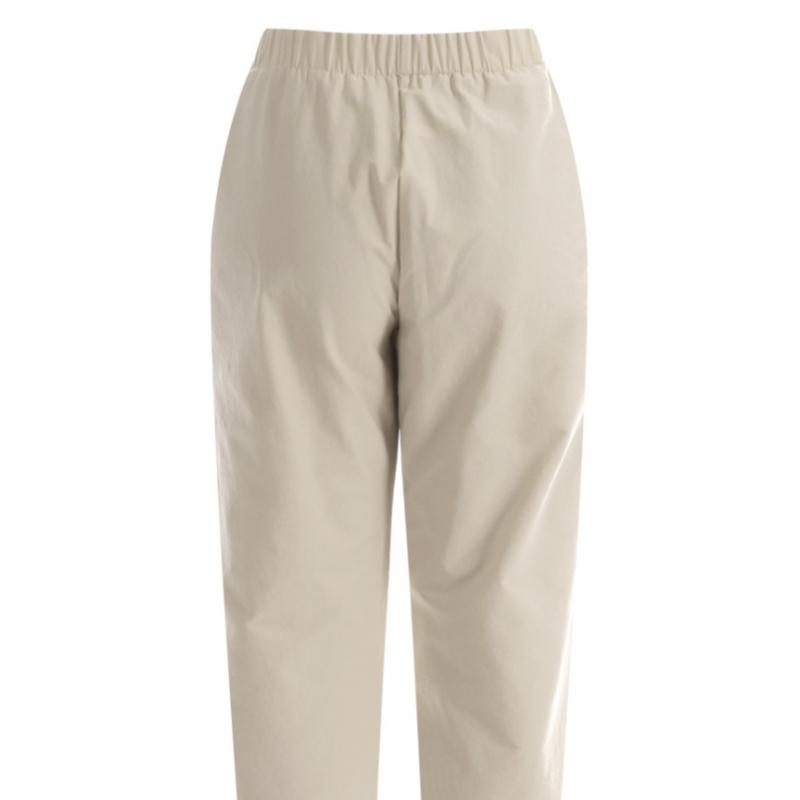 Shop Women Stretch Banding Baggy Pants White Pic Wpt 1394