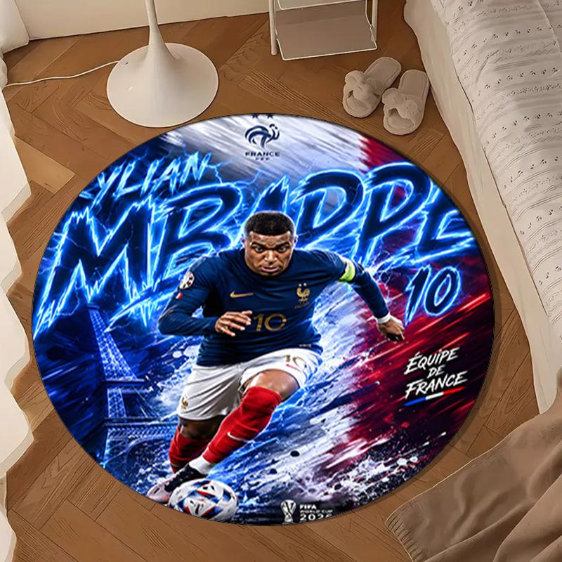 Mba-ppe's France Glory Round mat Home Decor, Chair rug For livingroom,Bedroom, doormat home decor Birthday Gift Christmas Gifts