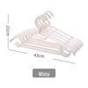 JINGRX Бесшовные пластиковые вешалки с широкими плечиками (10-Pack)