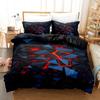 Geometric Bedding Set Multicolor Irregular Patterns New Cool Black Single Twin Queen King Size Bedding Linen Set Home Decor