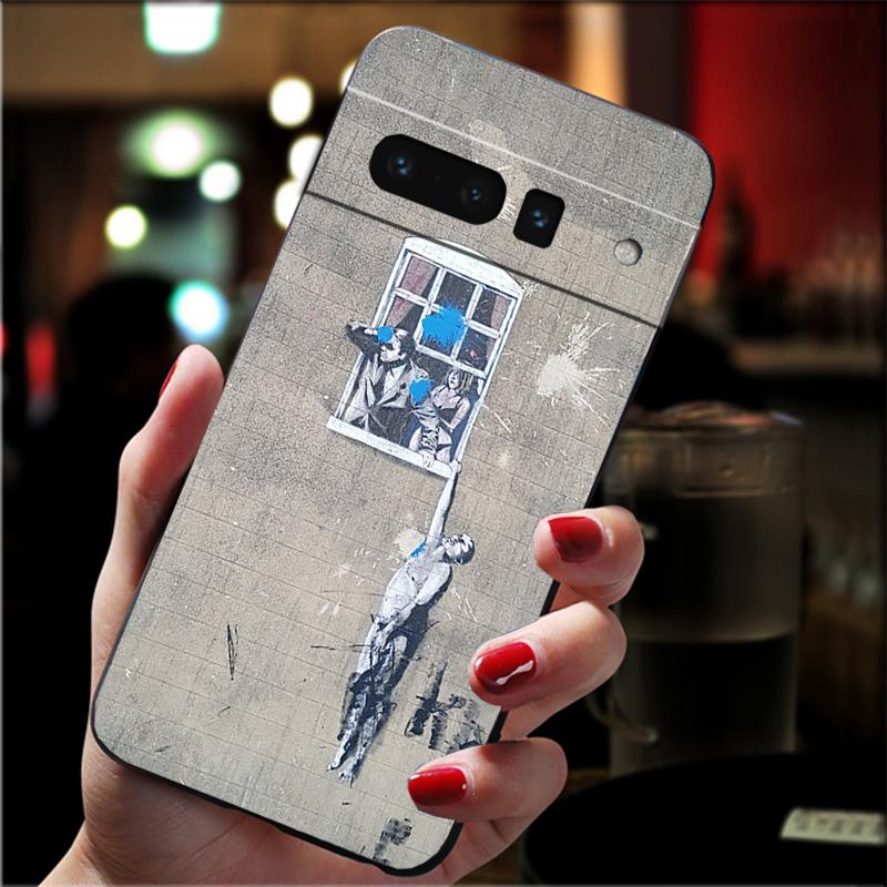 Чехол для телефона Google Pixel 10 Pro XL 9 Pro XL 9A 8 7 6 Pro Pixel 8A 7A 6A Pixel 8 7 6 5 Уличное искусство Бэнкси Граффити