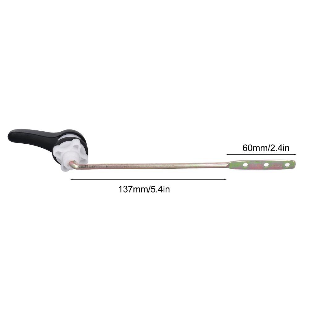 Black Toilet Lever Handle Side Mount Toilet Tank Lever Toilet Flush Handle Toilet Flush Repair