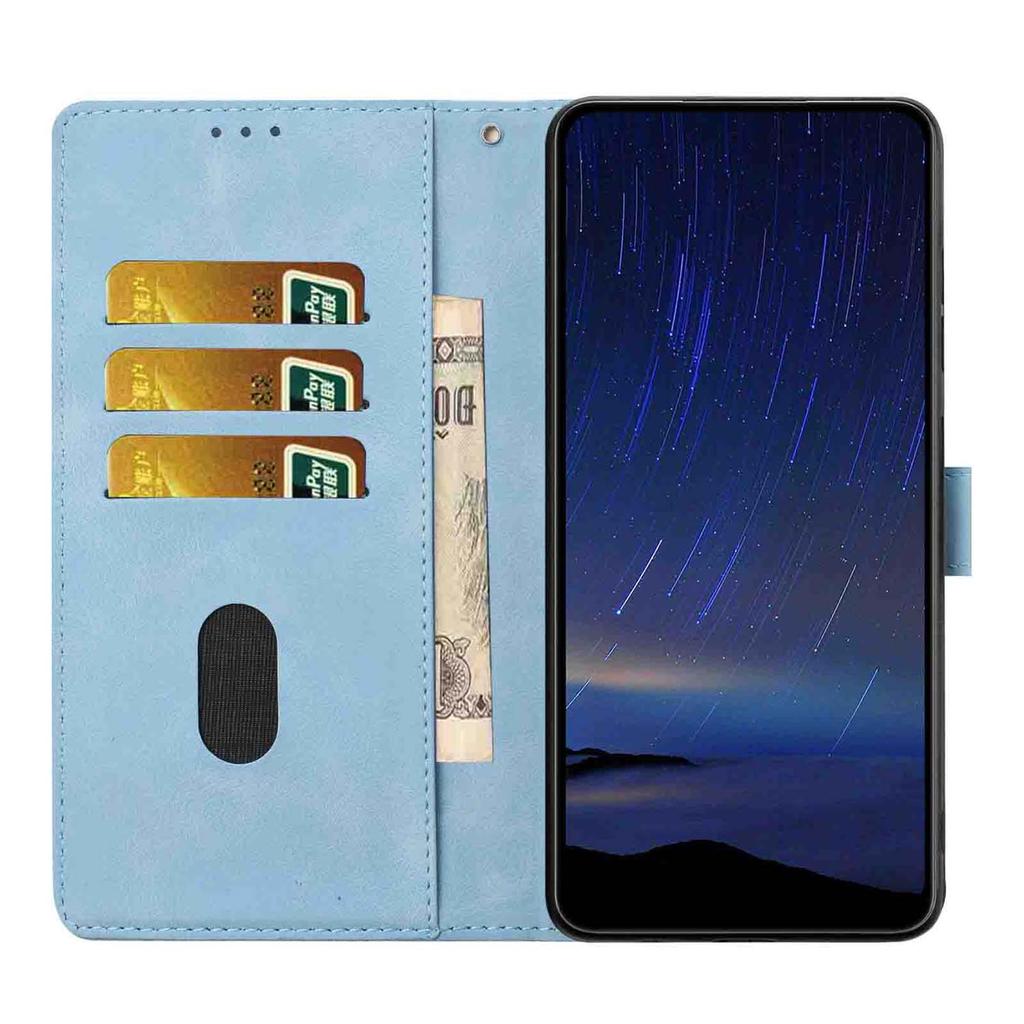 Flip Case For Honor X9c 5G/Magic7 Lite 5G Leather Phone Cover Cherry Blossom Pattern Wallet Stand with Wrist Strap