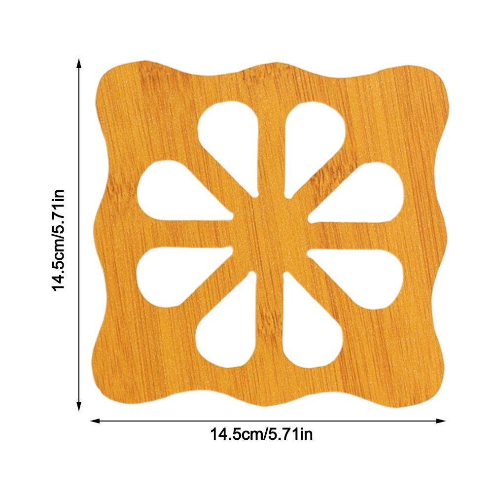 2 шт. антиожоговая деревянная подставка для посуды полая кастрюля миска тарелка коврик столовые приборы
