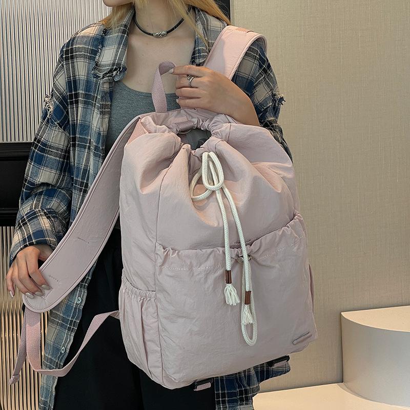 Ladies Drawstring Student Backpack Blogger Same Badminton Backpack Outdoor Travel