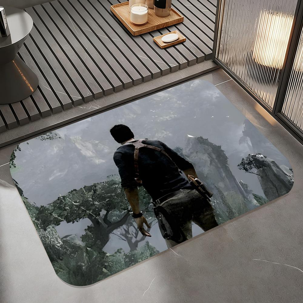 Игровой коврик U-Uncharted, коврик для ванной из диатомита, быстросохнущий, впитывающий, нескользящий коврик для двери