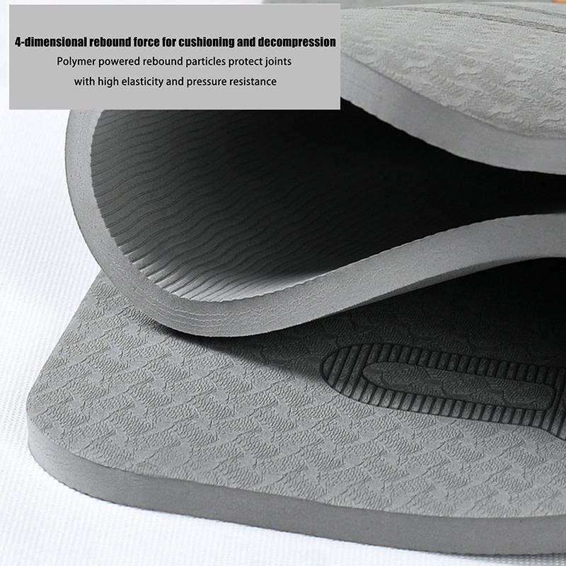 Коврик для скакалки 6 мм, противошумный коврик для скакалки, напольные коврики для упражнений, амортизирующий коврик для йоги, коврик для скакалки из TPE, фитнес-пад