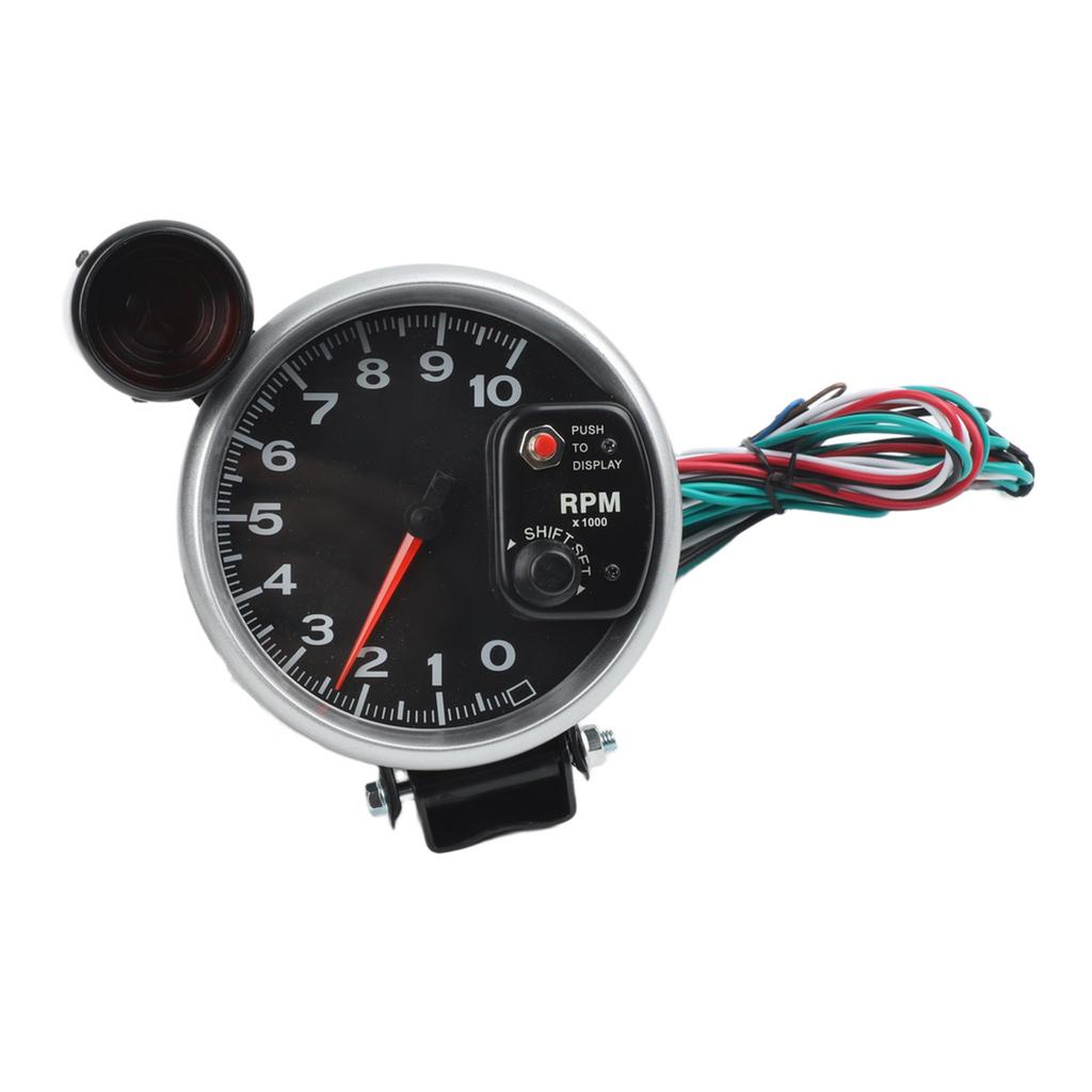Long Lasting Automotive Gauge LED Tachometer 10000 RPM LED Tachometer Digital RPM Display Easy-to-read Display