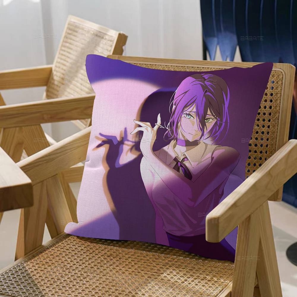 Аниме Человек-бензопила Арка Резе Наволочка Подушка для дивана автомобиля Подарок на Рождество xсм xсм