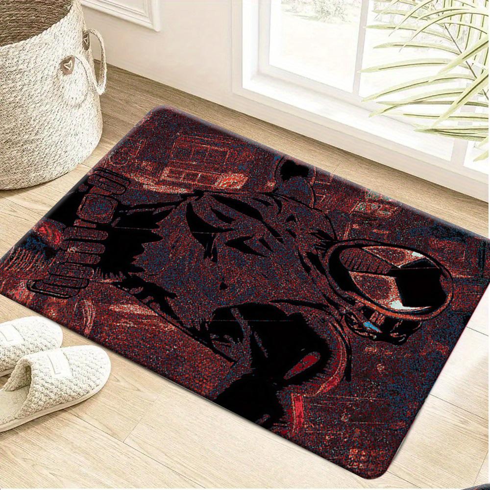 1pc STAR WARS Non-Slip Welcome Doormat - 100% Polyester Bathroom Mat with Iconic Characters & Spaceships Design, Hand Wash Onl