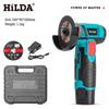 HILDA 12V Мини-угловая шлифмашина (болгарка) 3 дюйма, бесщеточная, литий-ионная, для домашнего использования