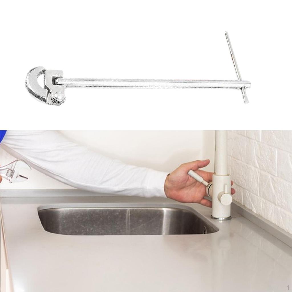 Ключ для раковины ручной инструмент ремонт раковины портативный компактный гаечный ключ для крана для кухни ванной комнаты