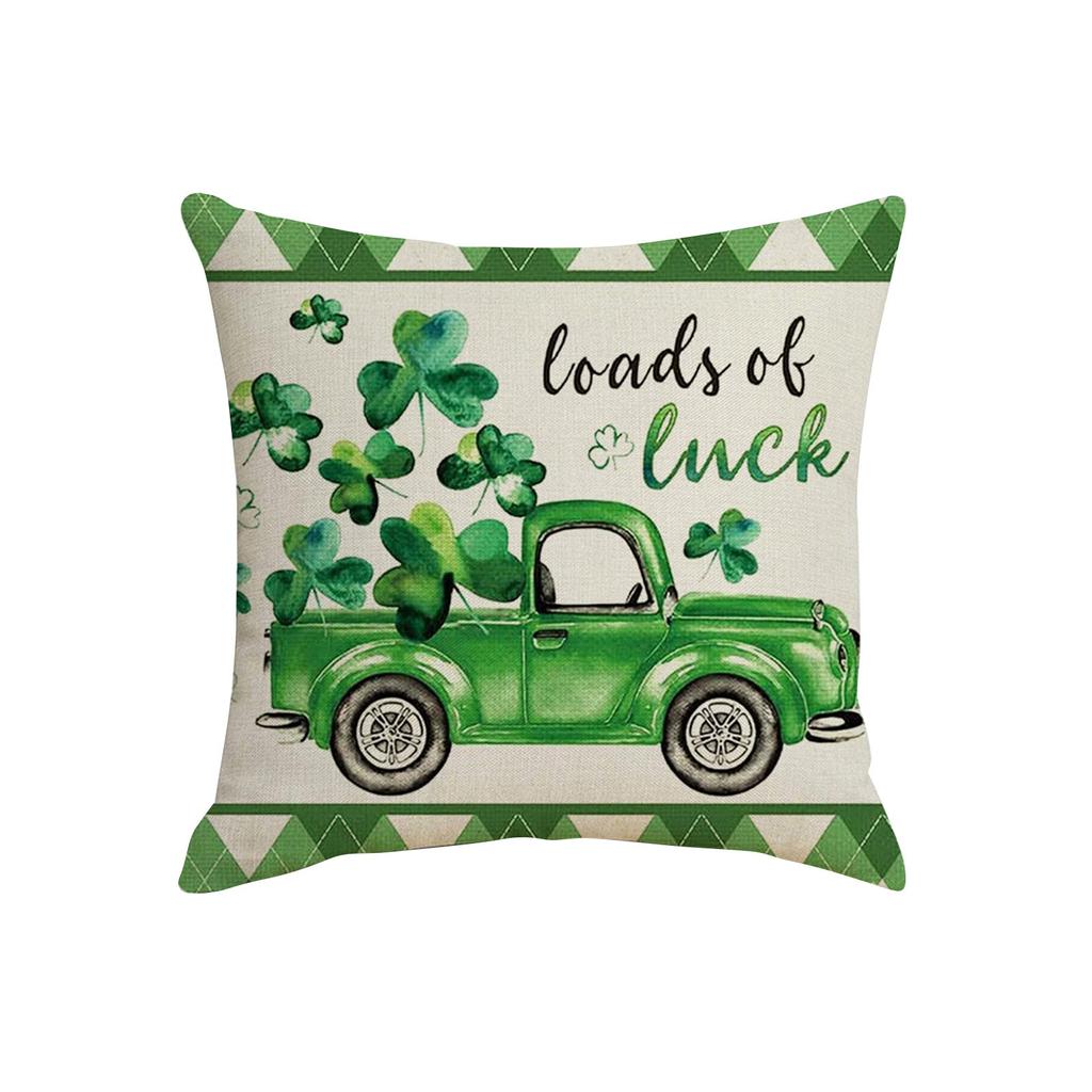 45x45см Украшения на День Святого Патрика для дома Наволочка Клевер Наволочка Святого Патрика Ирландская вечеринка Декоративная наволочка