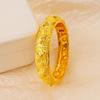 Браслет с открытым дизайном K-Gold Plated из Ближнего Востока, Женские украшения в стиле легкой роскоши, Позолоченный браслет