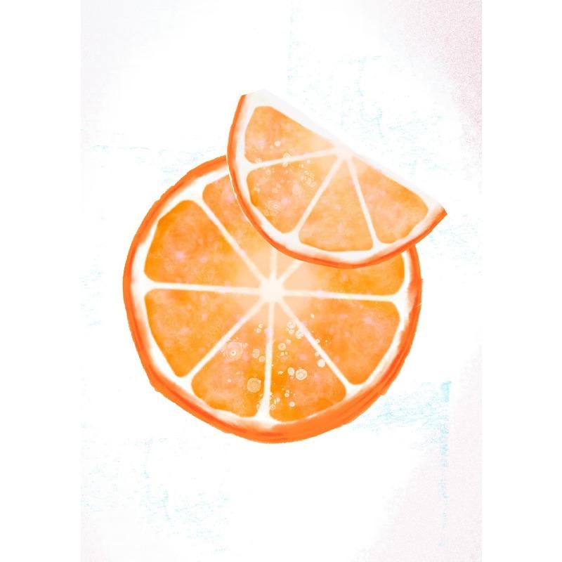 Interesting Sliced Fruits Such As Oranges Lemons And Grapefruits Art Poster Canvas Printed Mural Living Room Bedroom Home Decor
