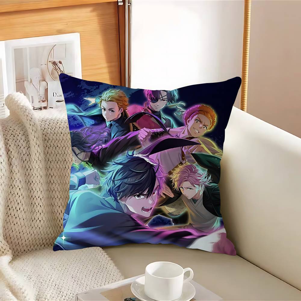 WIND Anime BREAKER Office Cushion Pillowcase Car Cushion Cover45X45CM Lumbar Pillowcase Sofa Pillowcover