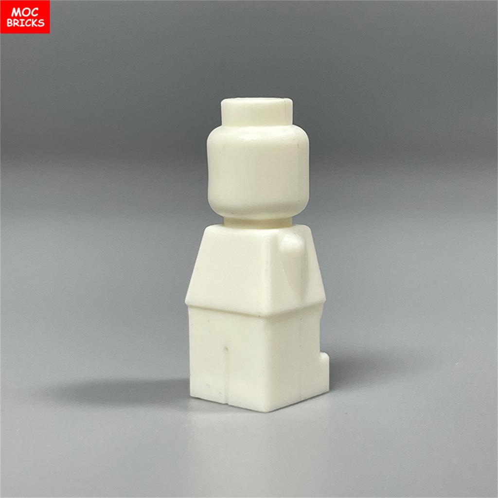 10 шт. Детали MOC Микро Статуя Фигурка Тело Шахматная фигура 85863 16478 90398 Пустые Индивидуальные Непечатные Строительные Блоки Детские Игрушки