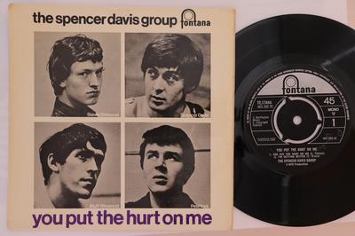 7-дюймовая пластинка SPENCER DAVIS GROUP - You Put The Hurt On Me TE17444 Fontana 1965 UK Рок Б/У