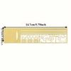 Double-Sided Cat Pattern Ruler Stationery Tool Metal Bookmark  Diary Hand Account