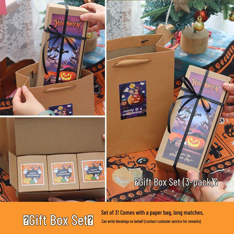 Хэллоуин Привидение Тыква Ароматическая Свеча Украшение для Праздничной Атмосферы