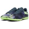 Puma Future Play 7 TF Lights Out Pack мужские кроссовки черные серо-небесные электро-фиолетовые 107943-03