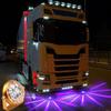 New Colorful Flashing Motorcycle Truck Chassis Llights LED Lights Rear Tail Lights  Brake Lights Warning Llight