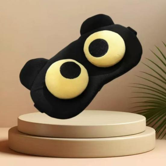 Милая маска для сна Мягкая удобная маска для сна Снимает стресс Усталость Регулируемые ремешки Защита для глаз для путешествий Домашнее использование