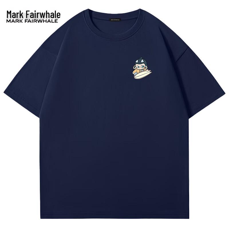 Mark Fairwhale Мужская модная свободная футболка с коротким рукавом