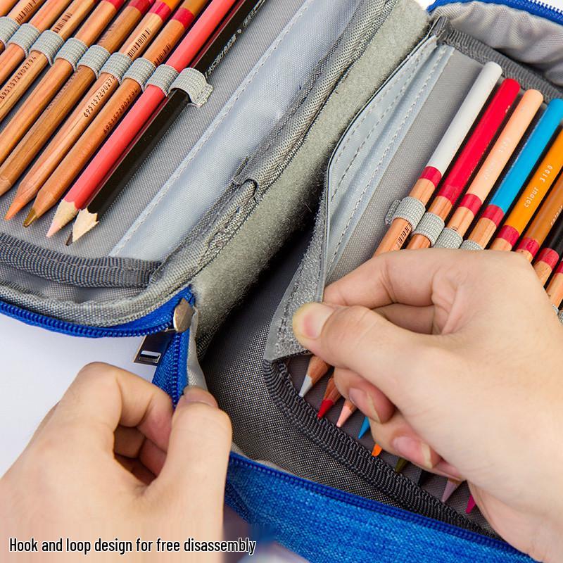 Водонепроницаемый пенал большой вместимости - органайзер для 72 цветов для эскизов и канцелярских принадлежностей для студентов