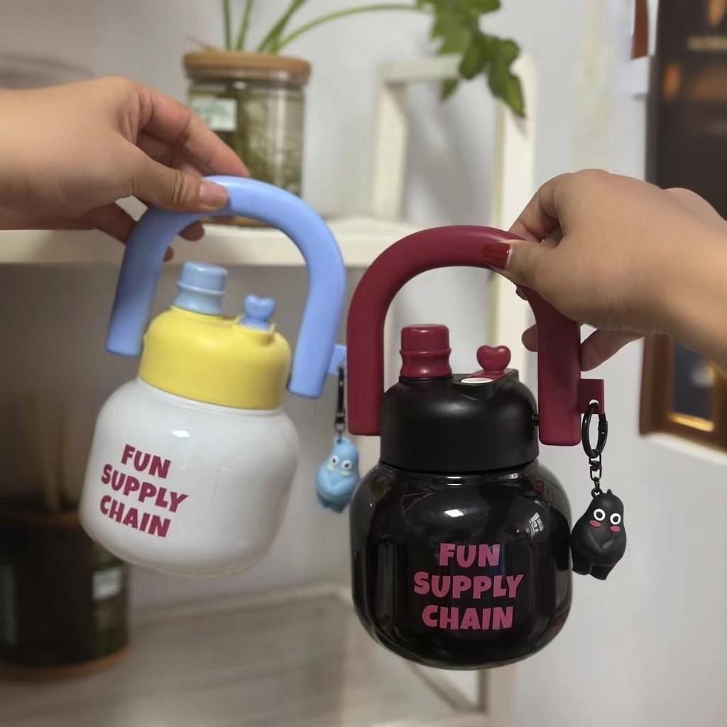 Двойной стакан 650 мл Большой емкости Пластиковая чашка-термос Подарок Вода Модные чашки