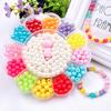 Girls Multicolor Beads Toys Diy Kids Bracelet Necklace Jewelry Making Kits Educational Toy for Children Nice Gift