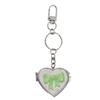 Double Sided Mirror Bag Hanging Keychain Heart Shape Cosmetic Mirror Key Chain  Women
