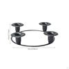 Candle Holder Centerpiece Decoration for 4 Candelabra Pillar Candles Candlestick Tealight Holders