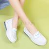 Туфли медсестры из натуральной кожи с мягкой подошвой, дышащие женские туфли, универсальные, с воздушной подушкой, маленькие белые туфли, рабочая обувь с толстой подошвой