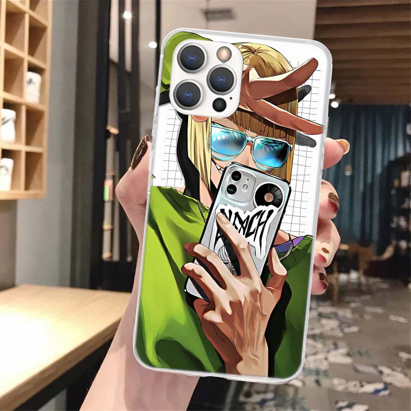 Bleach Синдзи Хирако Мягкий чехол для телефона для iPhone 16 15 14 13 12 11 Pro Max X XR XS 7 Plus 8 + SE 16Max Рисунок Индивидуальная обложка